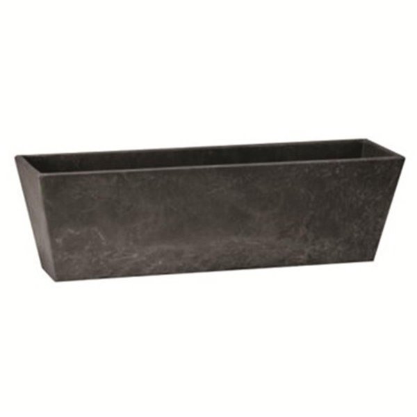 Book Publishing Co 14.5 in. Ella Flower Box Planter - Black GR2527711